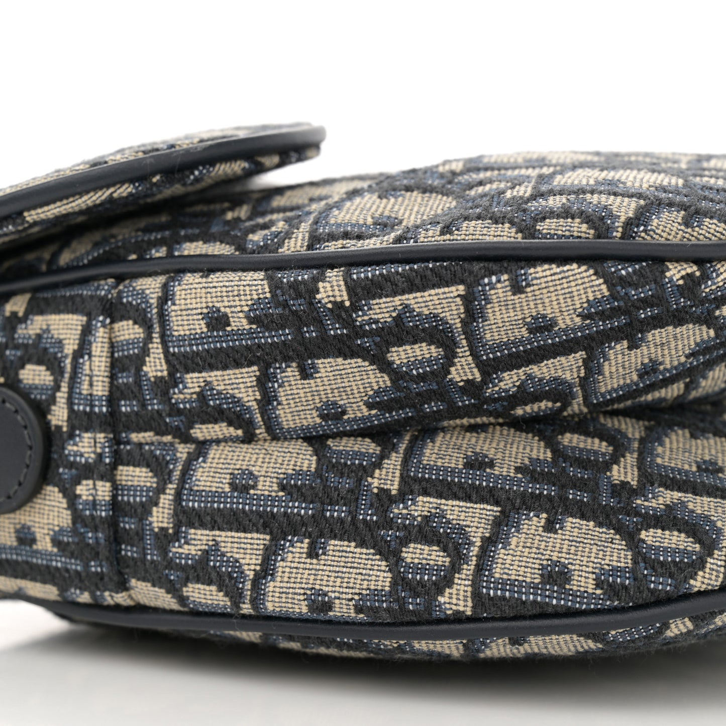 Oblique Saddle Bag With Strap Blue