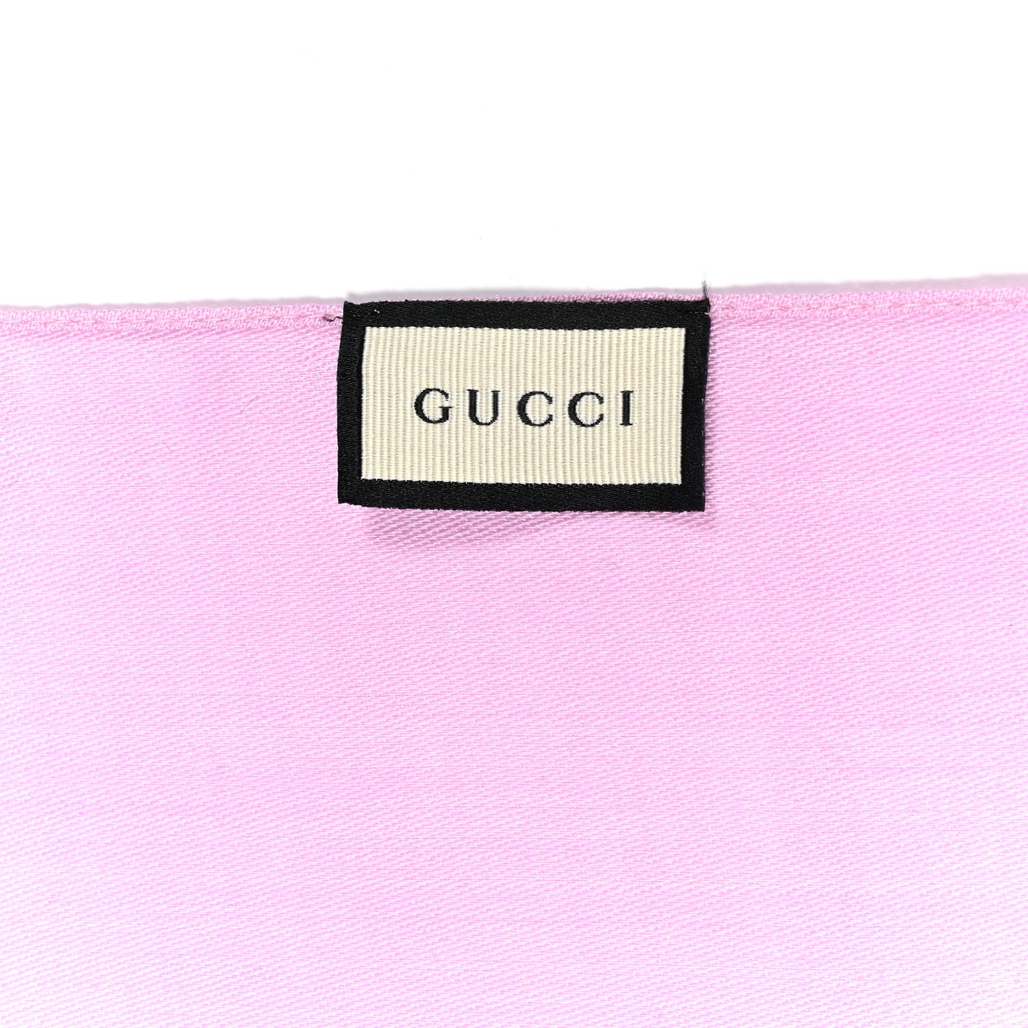 Gucci Wool Silk GG Monogram GGNat Scarf Rose 3 of 4