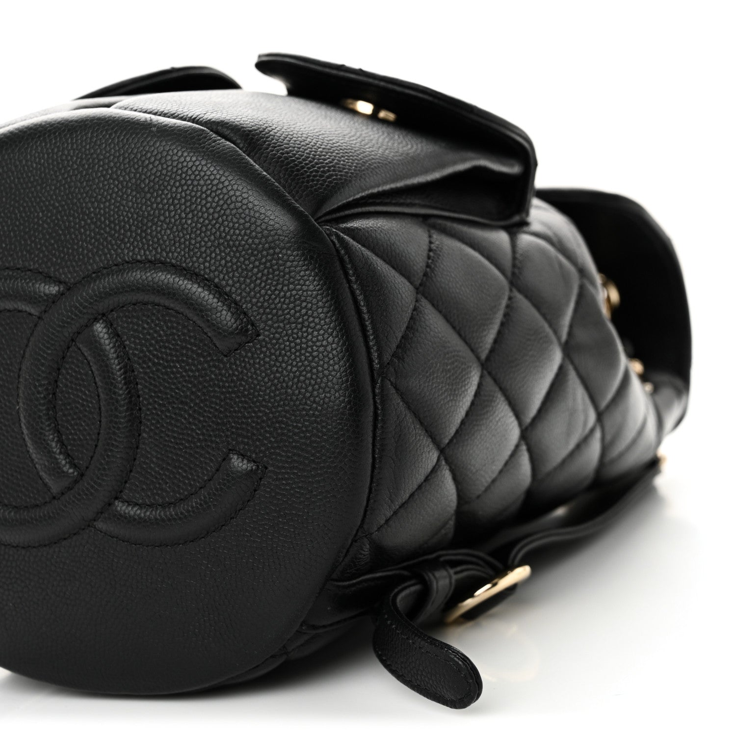 Chanel Caviar Quilted Pockets Backpack Black 10 of 11