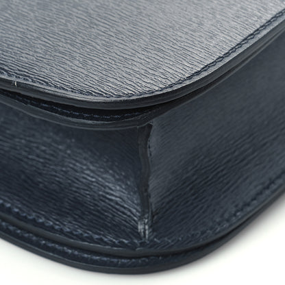 Celine Liege Calfskin Medium Classic Box Flap Bag Dark Blue 9 of 9