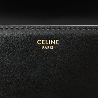 Celine Shiny Calfskin Medium Triomphe Black 6 of 11