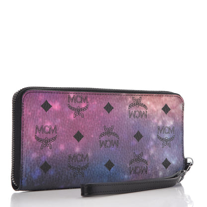 MCM Galaxy Visetos Large Zip Around Wallet 6 of 12