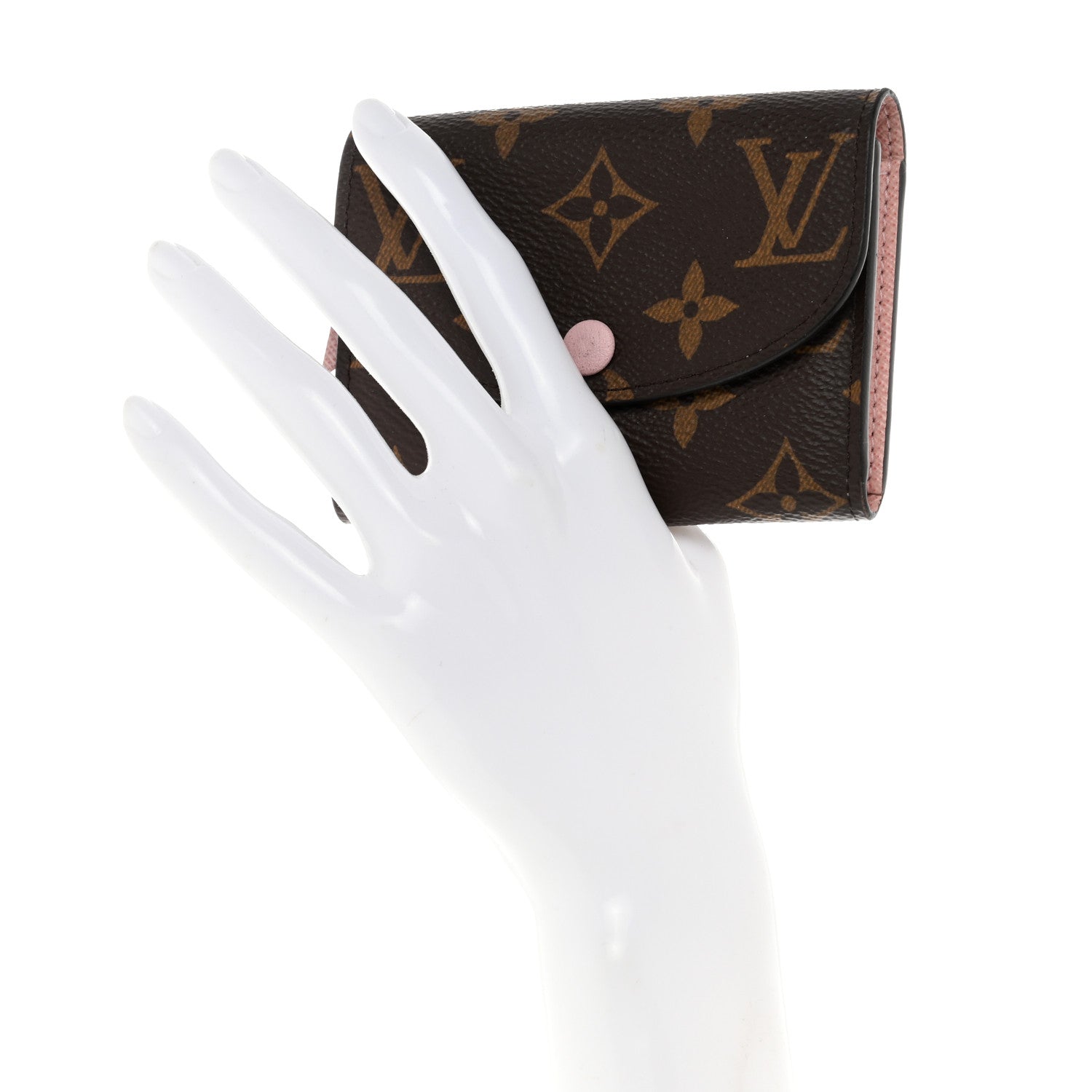 Louis Vuitton Monogram Rosalie Coin Purse Rose Ballerine 2 of 9