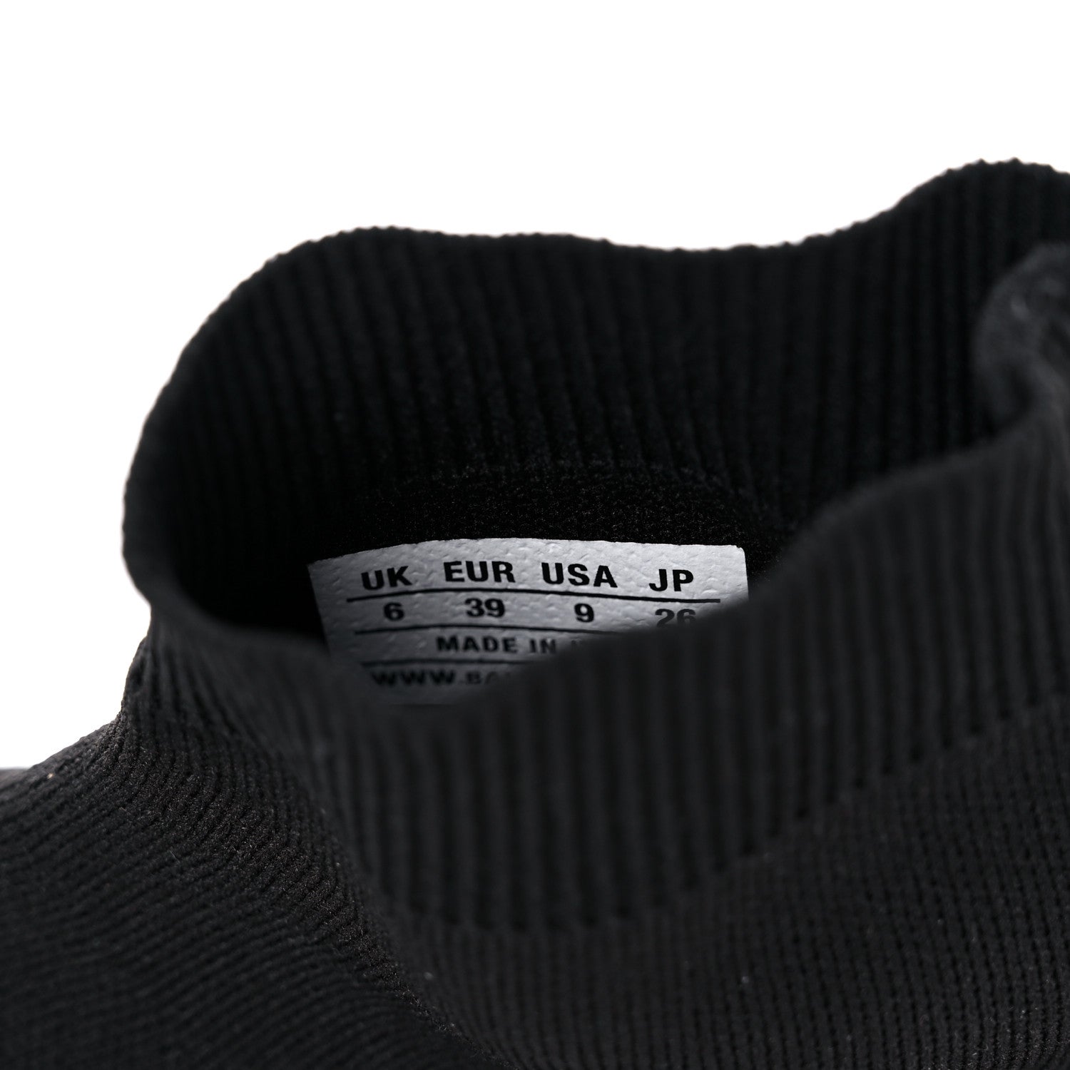 Balenciaga Neoprene Knit Mens Speed Clear Sole Sneakers 9 Black 10 of 10
