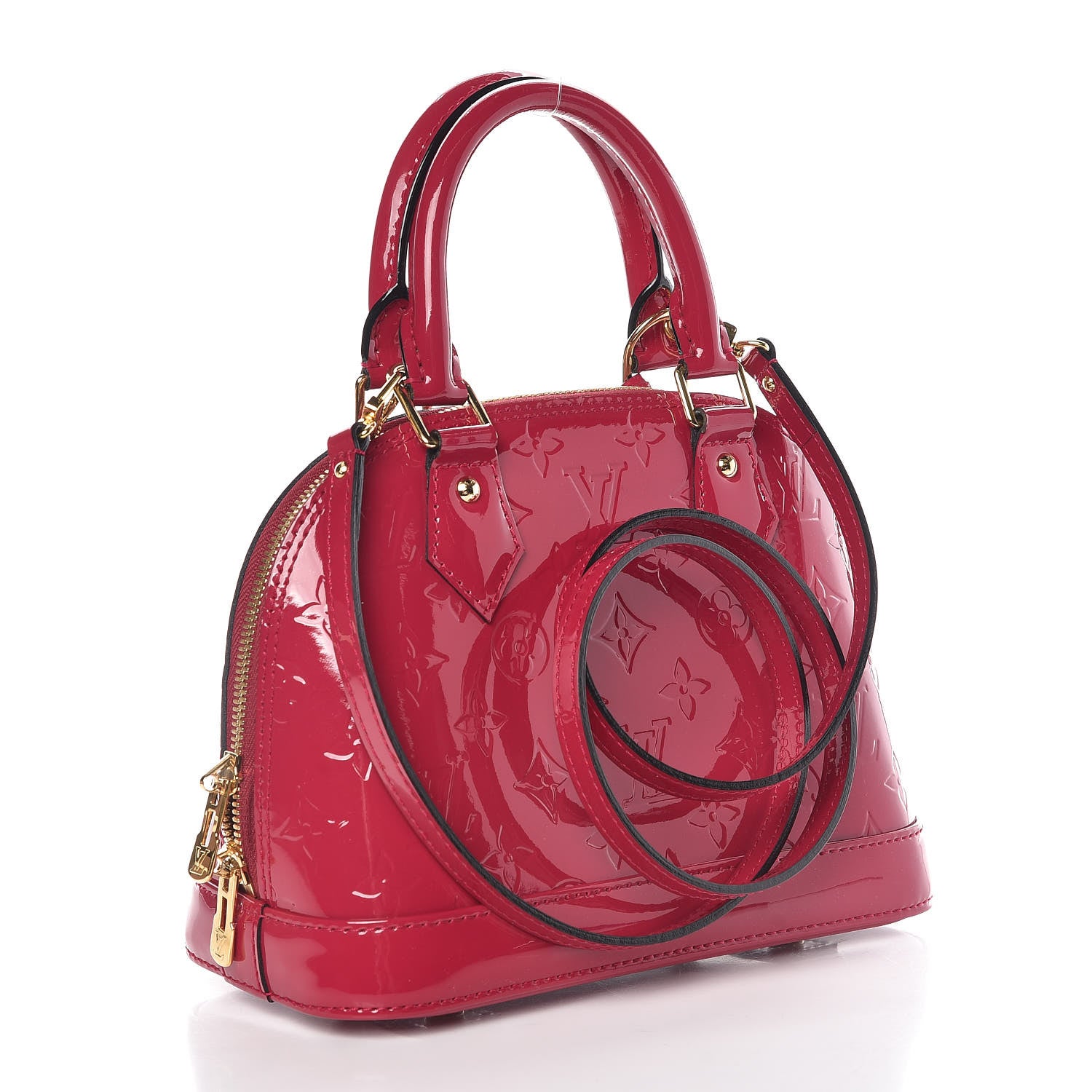 Louis Vuitton Vernis Alma BB Rose Indien 4 of 11