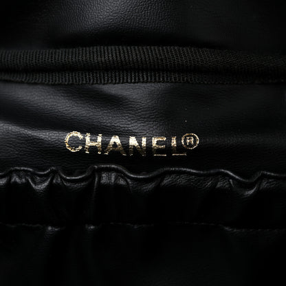 Chanel Lambskin Vanity Cosmetic Case Black 6 of 16