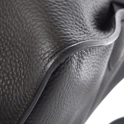 Hermes Taurillon Clemence Bicolor Jypsiere 34 Ardoise Gris Tourterelle 31 of 32