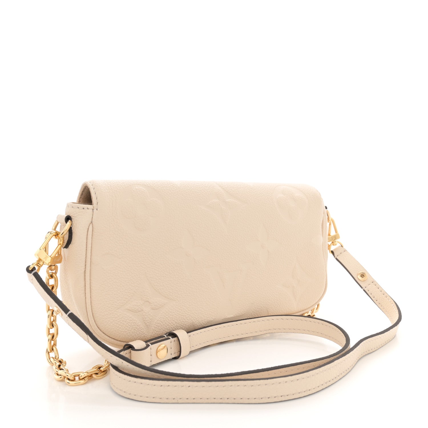 Louis Vuitton Empreinte Monogram Giant Ivy Wallet On Chain Cream 3 of 11