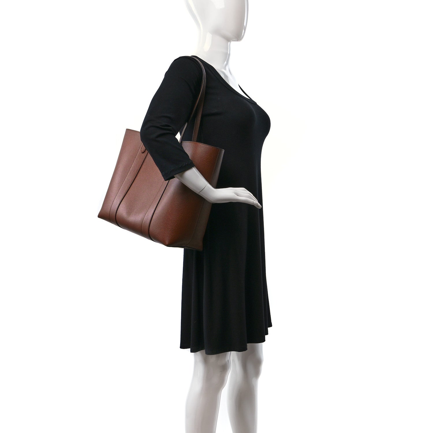 Mulberry Small Classic Grain Bayswater Tote Oak 2 of 11