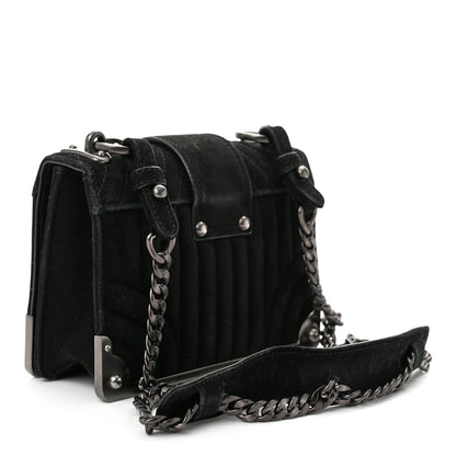 Prada Velvet Impuntu Cahier Bag Black 3 of 9