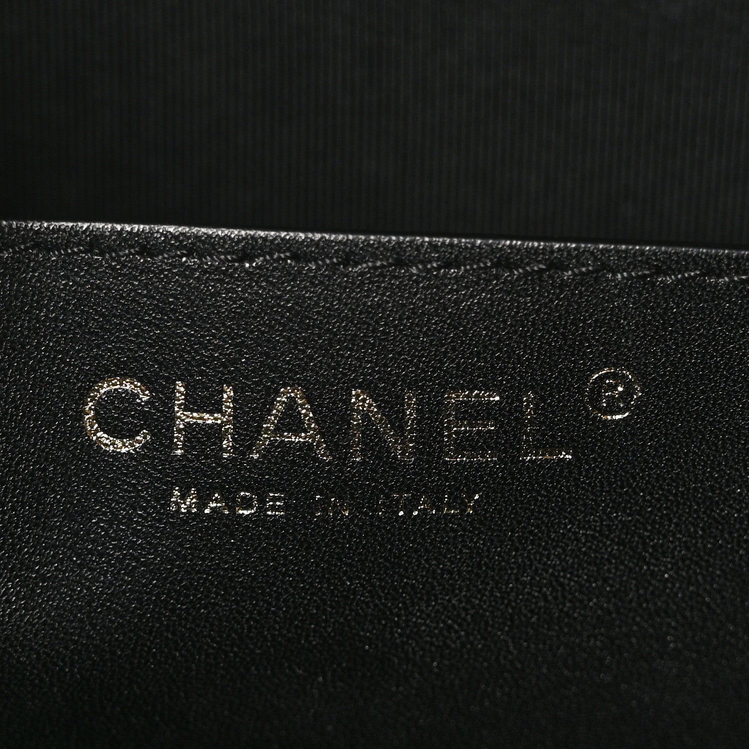 Chanel Calfskin Stitched Sleek Box Top Handle Vanity Bag Black 8 of 12
