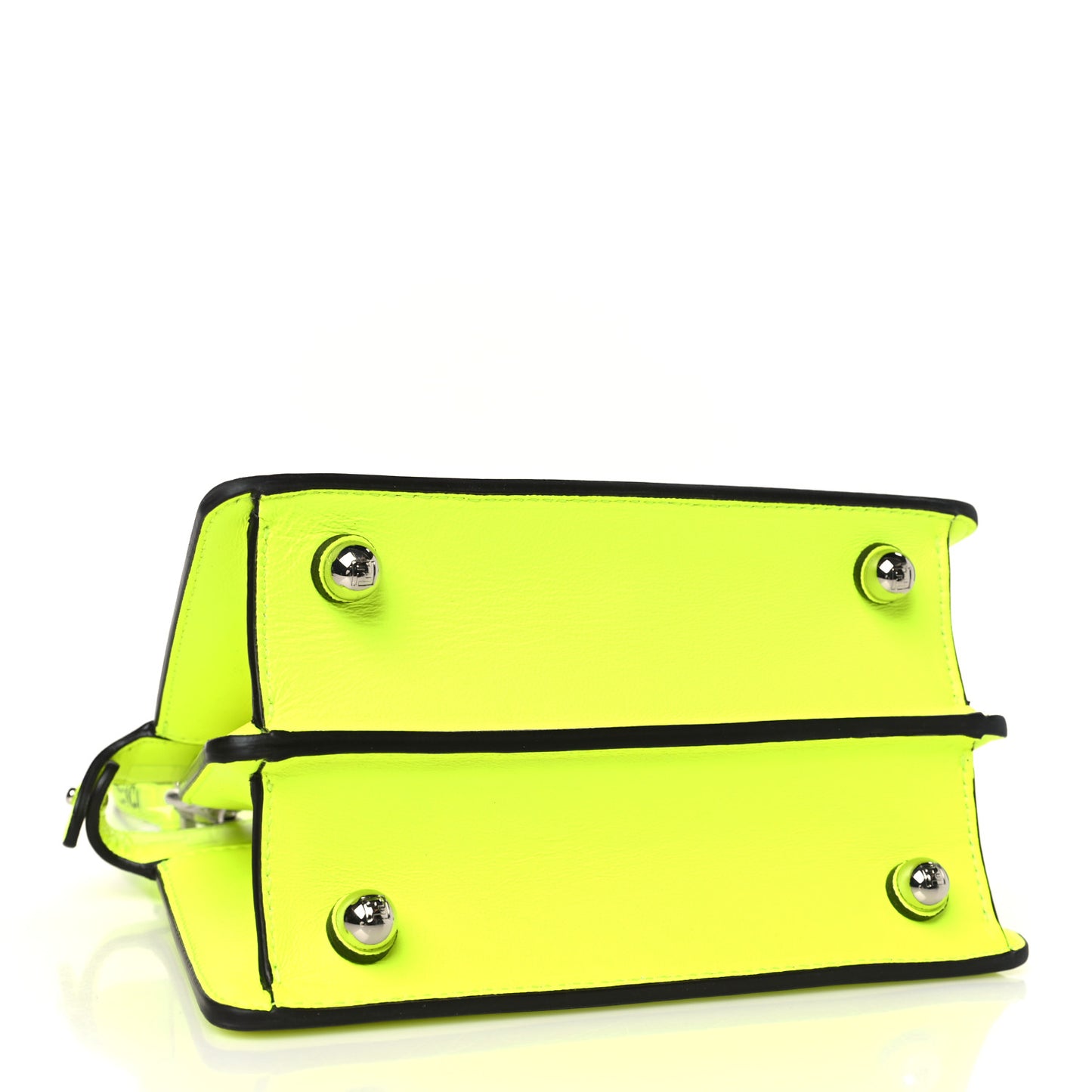 X MARC JACOBS Shiny Nappa Petite Peekaboo I SEE U Satchel Fluo