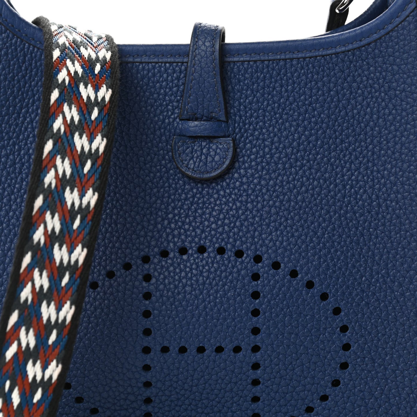Taurillon Maurice Zigzag Evelyne TPM Bleu Saphir Bleu Zellige Indigo Black