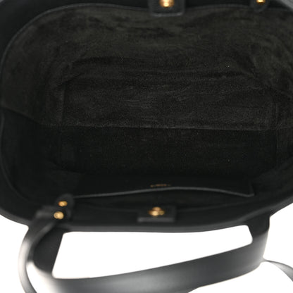 Celine Grained Calfskin Triomphe Mini Cabas Anais Black 5 of 11