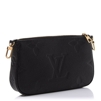 Louis Vuitton Empreinte Monogram Giant Multi Pochette Accessories Small Pochette Black 3 of 10