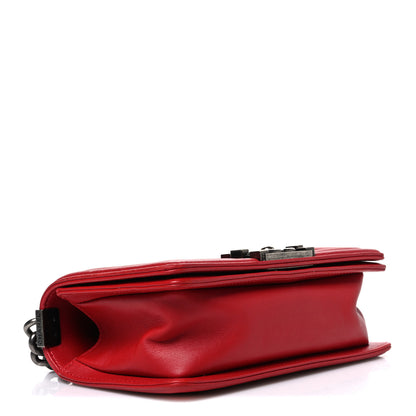 Chanel Lambskin Quilted Small Boy Flap Red 4 of 10