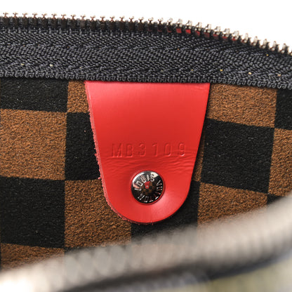 Louis Vuitton Damier Speedy Bandouliere 30 Black White 7 of 9