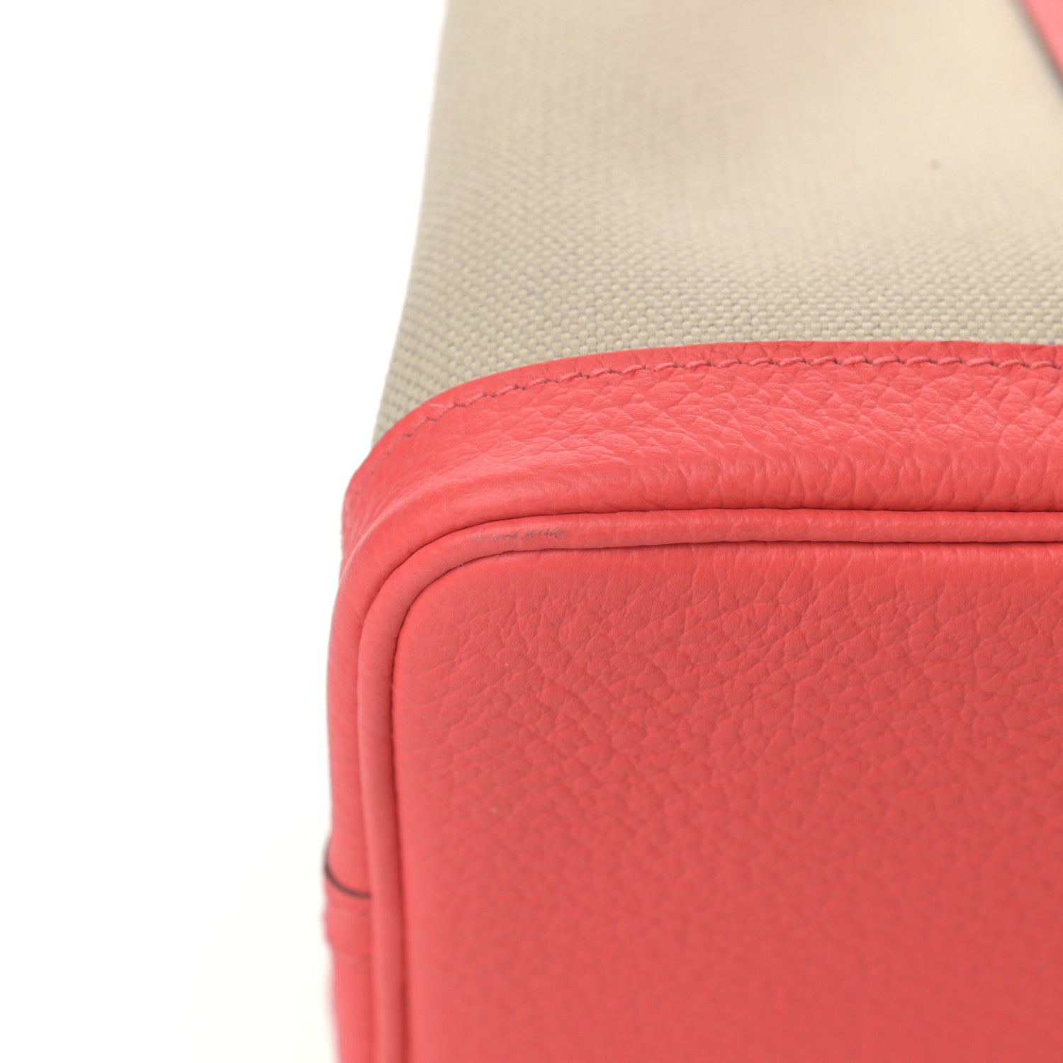 Hermes Toile Militaire Vache Country Garden Party 30 TPM Tote Beton Rose Texas 11 of 11