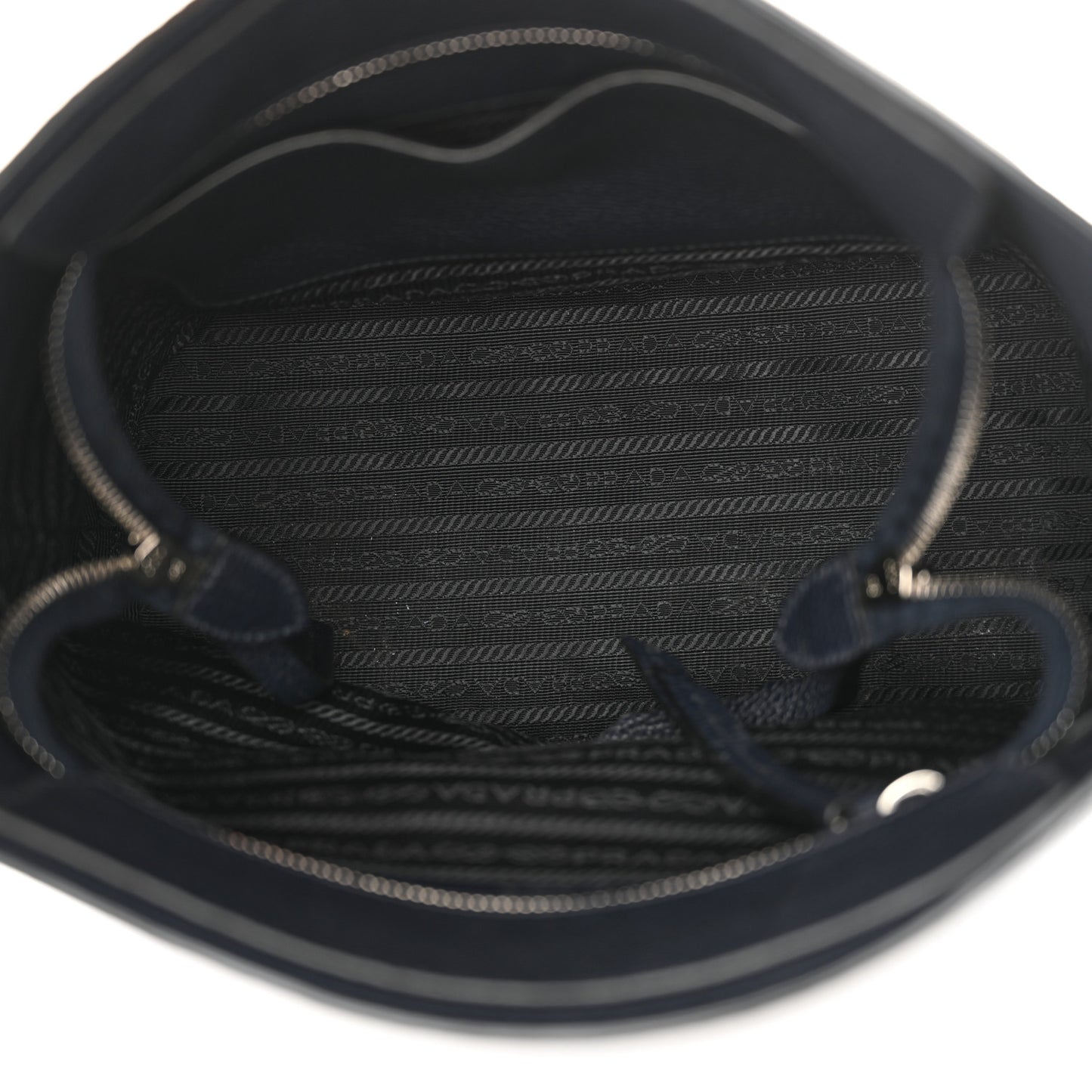 Vitello Daino Logo Crossbody Bag Baltico
