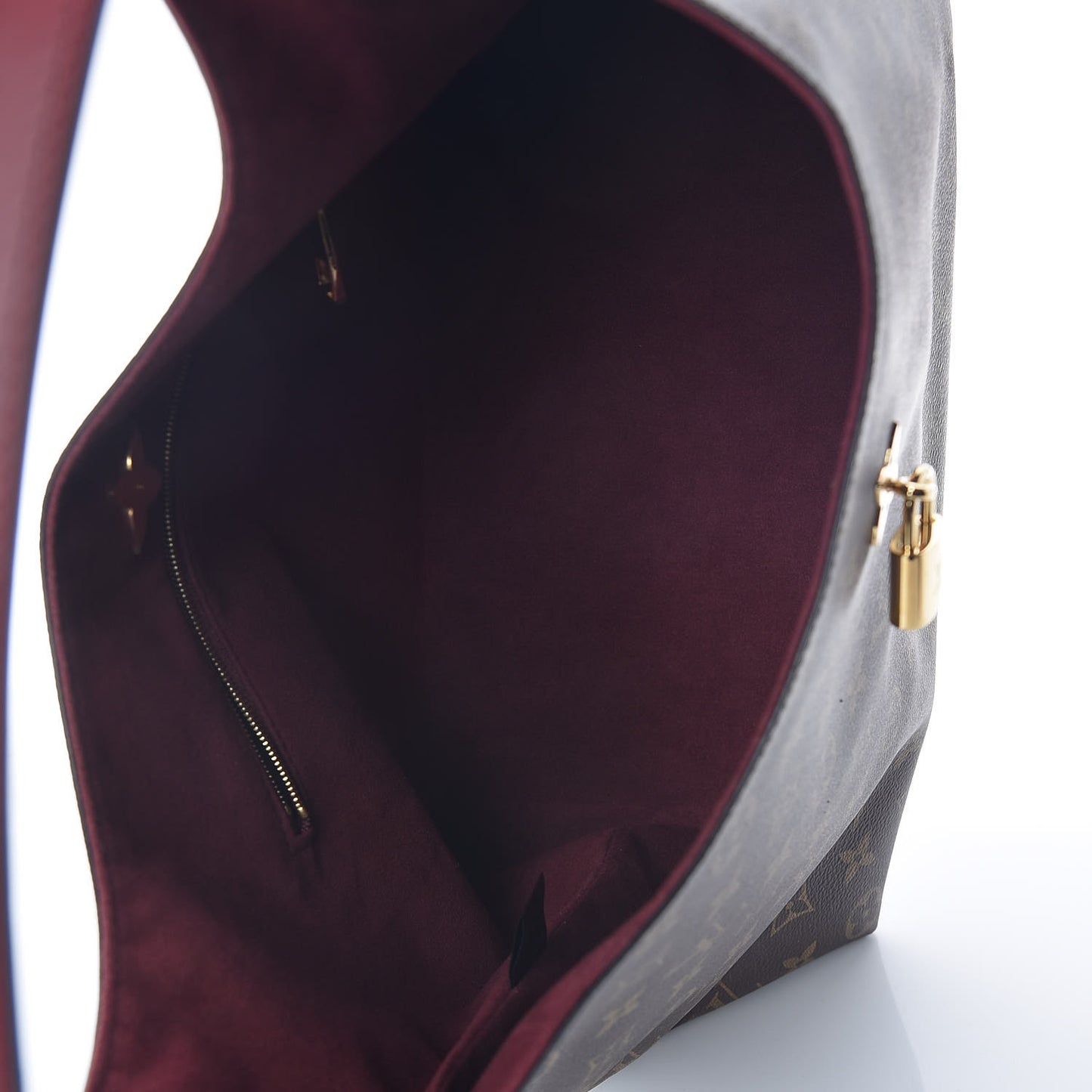 Monogram Flower Hobo Bordeaux