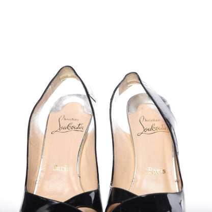 Christian Louboutin Patent Soso 100 Pumps 38.5 Black 10 of 18