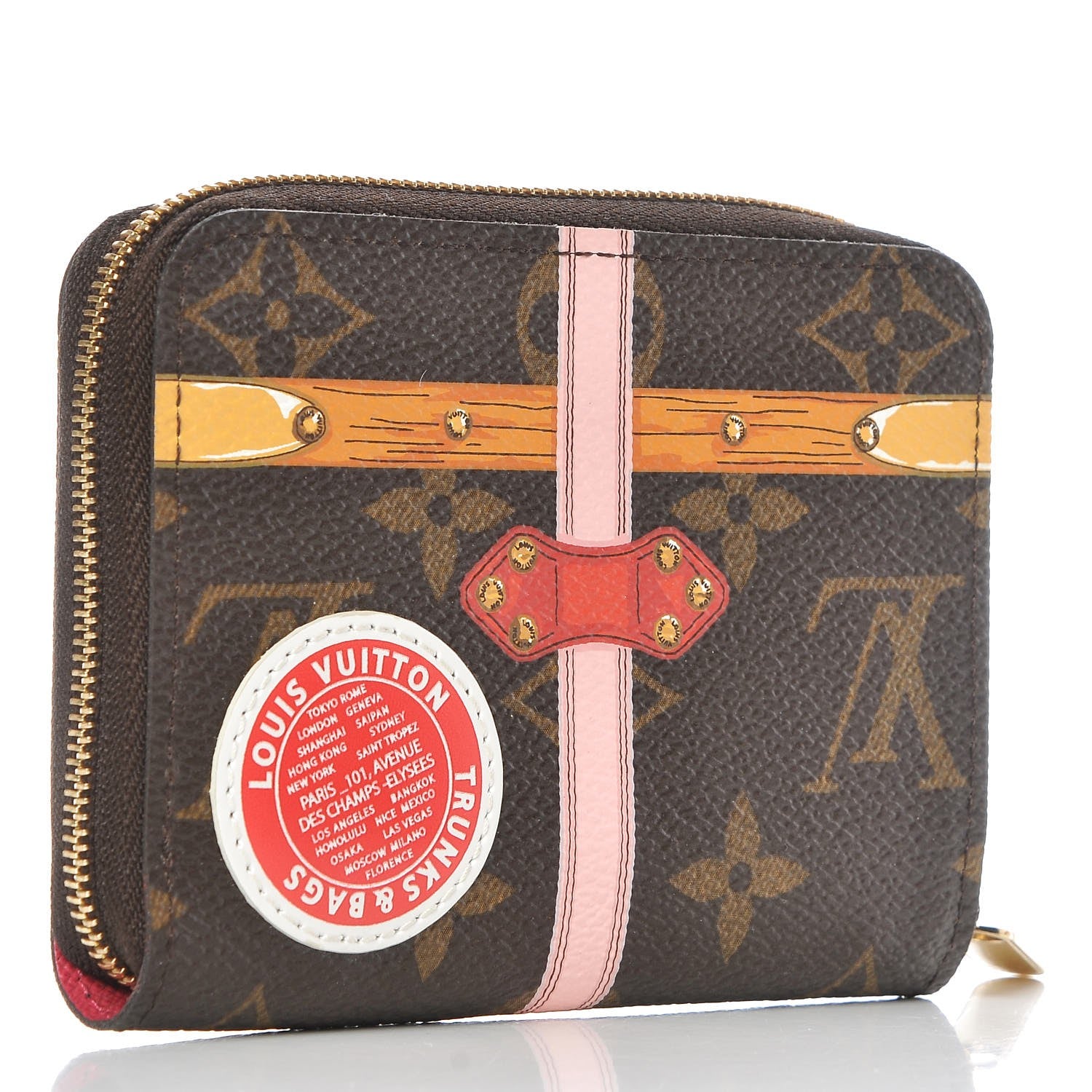 Louis Vuitton Monogram Summer Trunks Zippy Coin Purse 3 of 7
