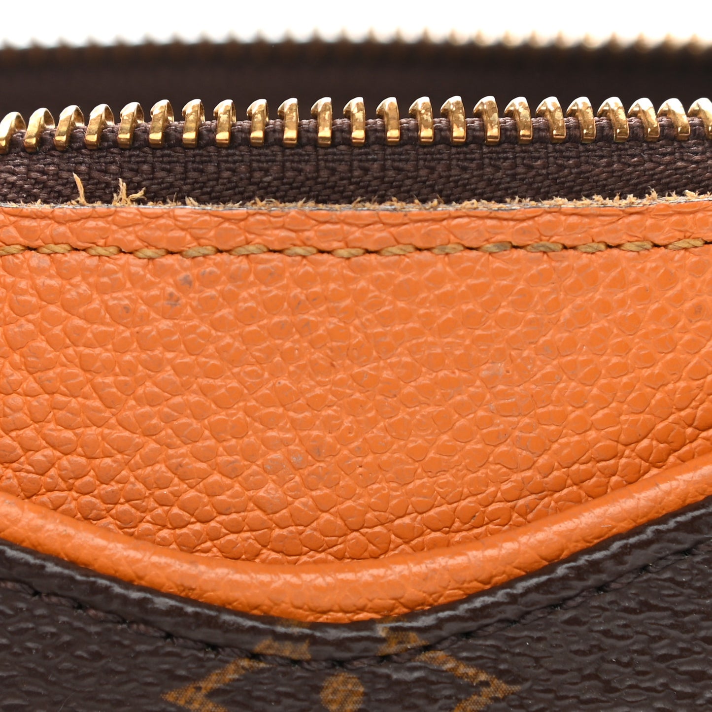 Monogram Pallas Clutch Saffron
