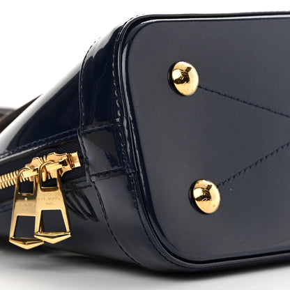 Louis Vuitton Patent Monogram Alma BB Marine 9 of 13