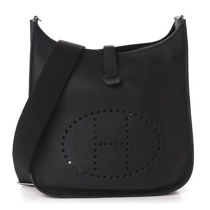 Hermes Taurillon Clemence Evelyne III GM Black 1 of 10