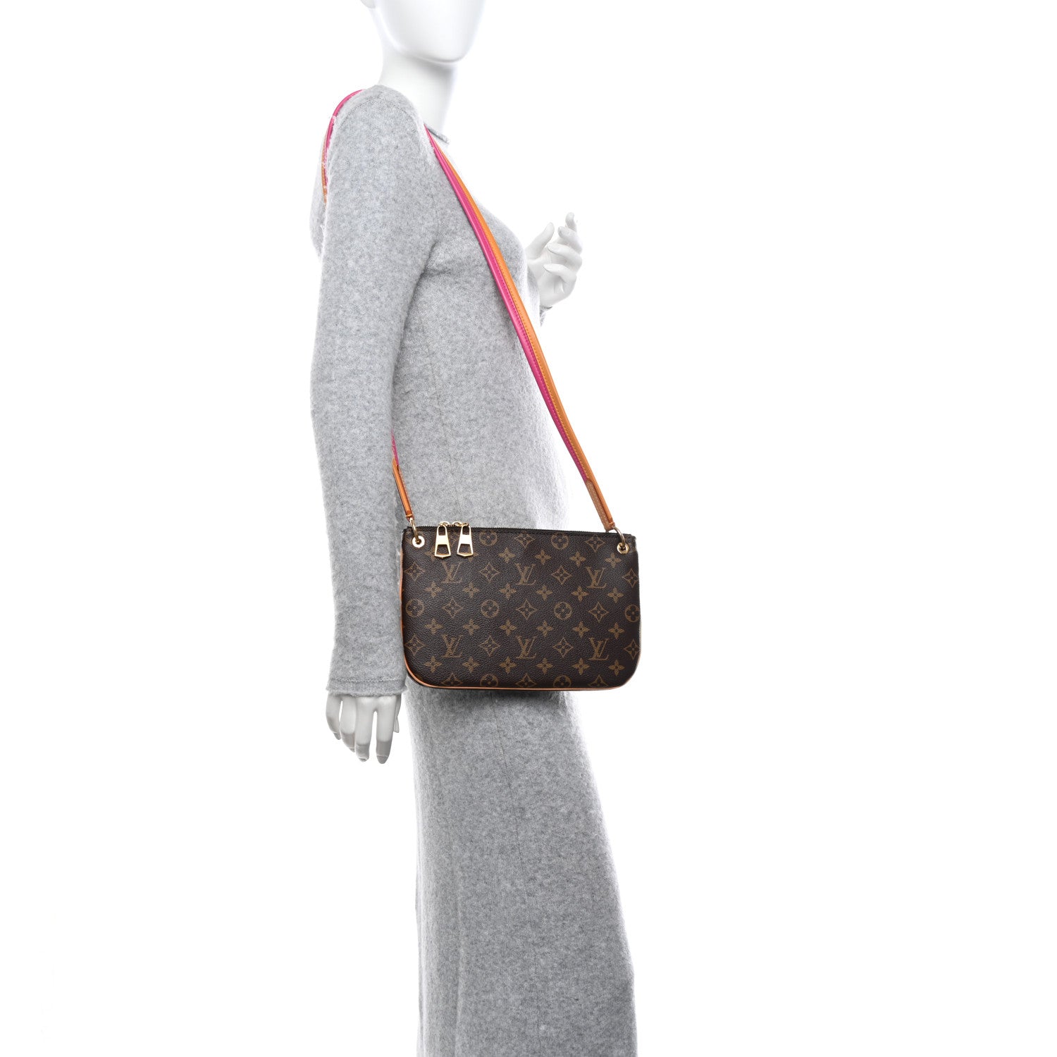 Louis Vuitton Monogram Lorette Hot Pink 2 of 11