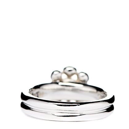 Tiffany Sterling Silver 18K Yellow Gold Paloma Picasso Jolie Flower Ring 2 of 5