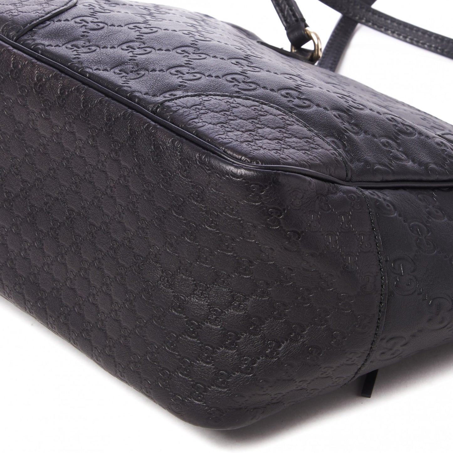 Guccissima Small Bree Zippered Tote Black