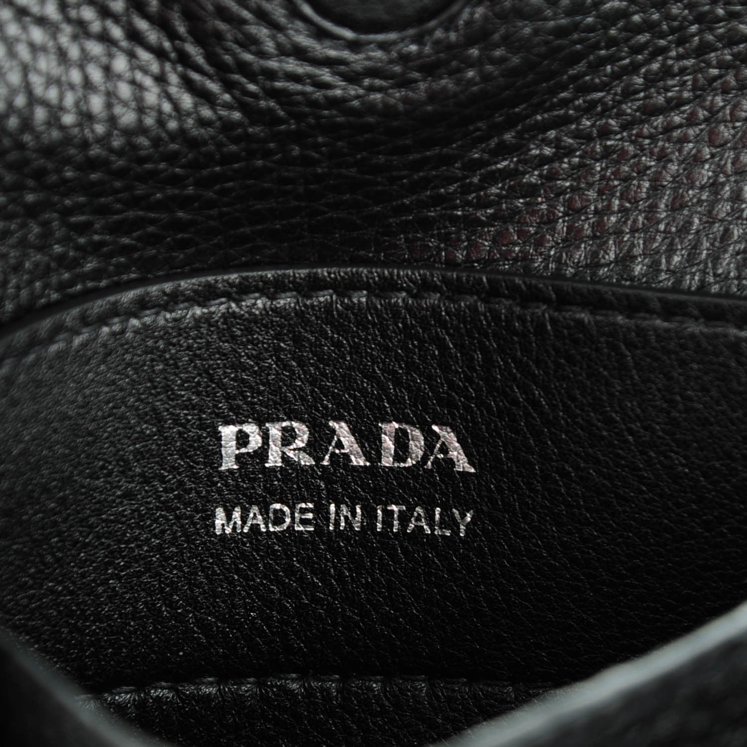 Prada Vitello Daino Small Double Bag Argilla Black 7 of 8