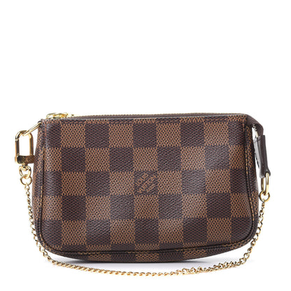 Louis Vuitton Damier Ebene Mini Pochette Accessories 1 of 8
