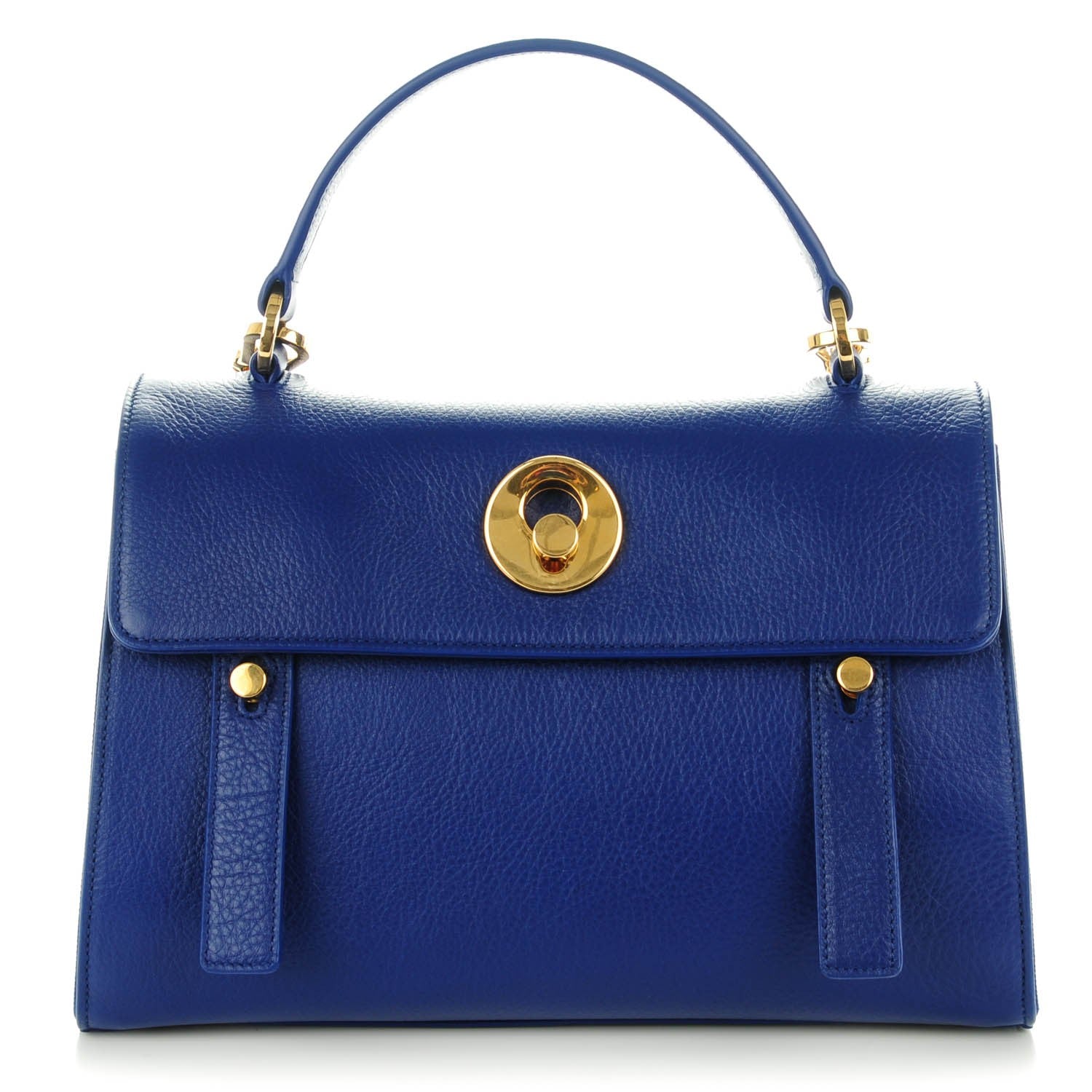 Saint Laurent Calfskin Canvas Small Muse Two Blue 1 of 6