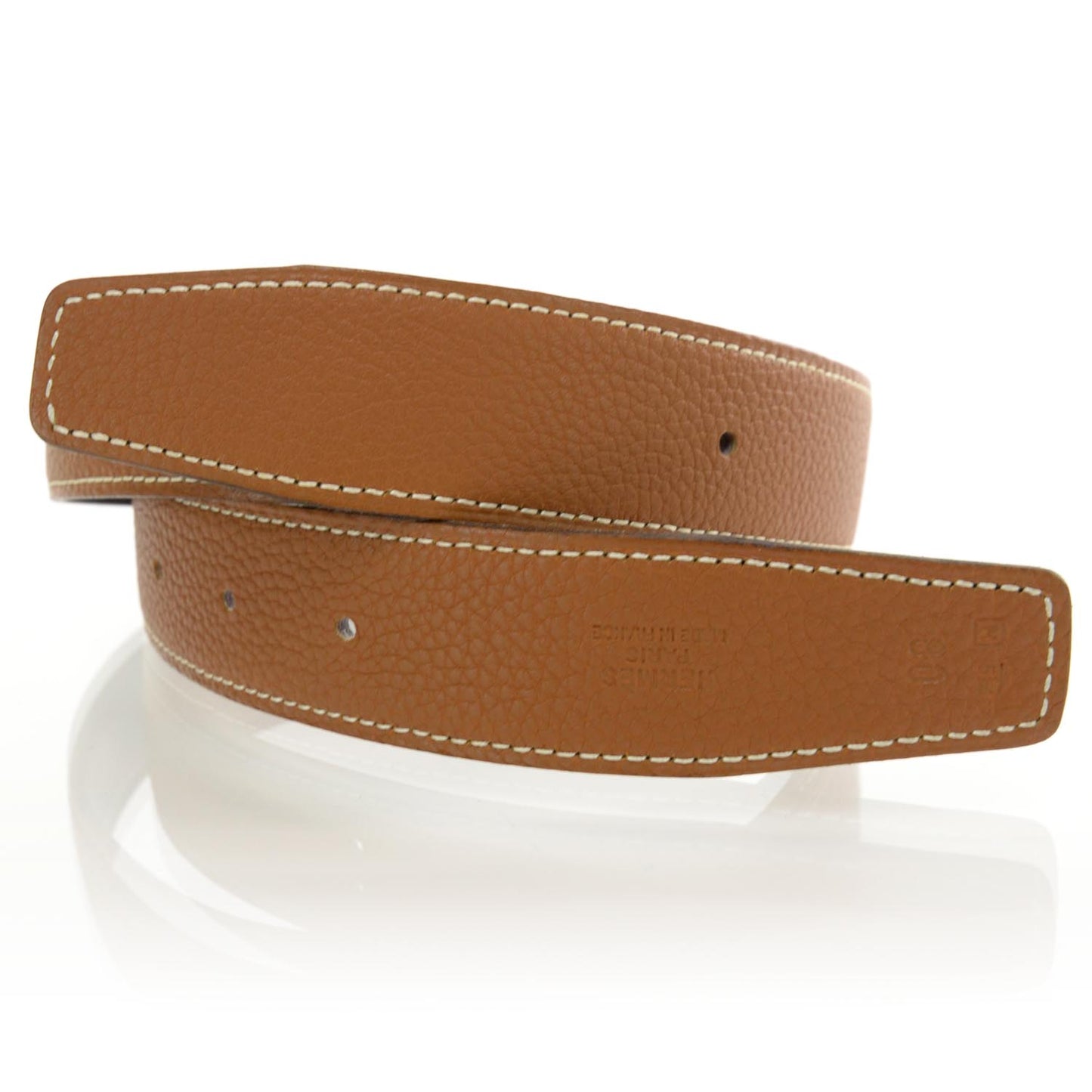 Reversible Belt Strap 80 Gold and Black