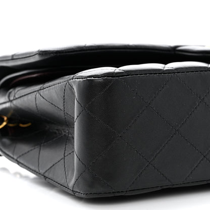 Chanel Lambskin Quilted Medium Double Flap Black 9 of 11