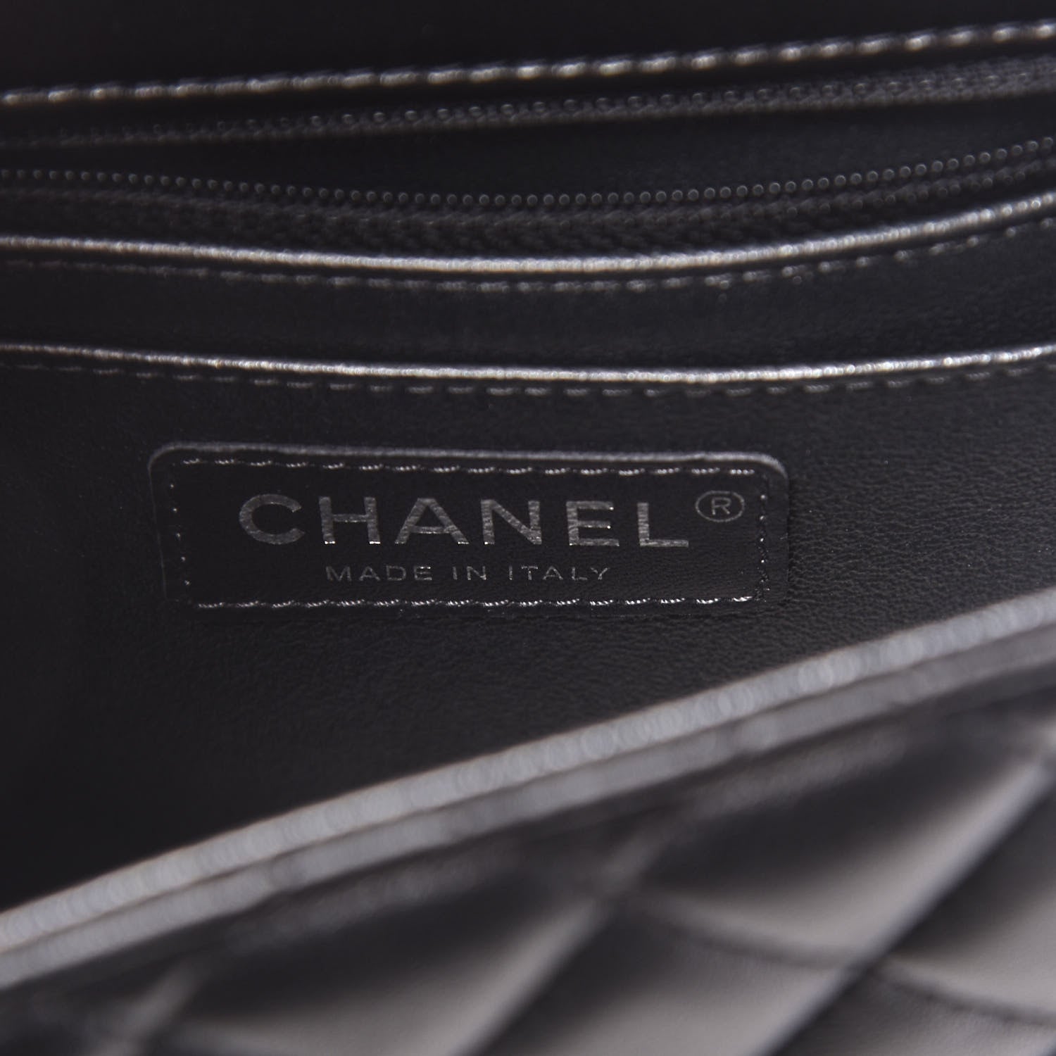 Chanel Lambskin Quilted Mini Square Flap Black 6 of 11