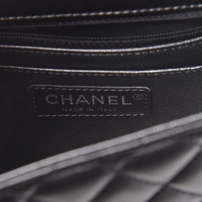 Chanel Lambskin Quilted Mini Square Flap Black 6 of 11