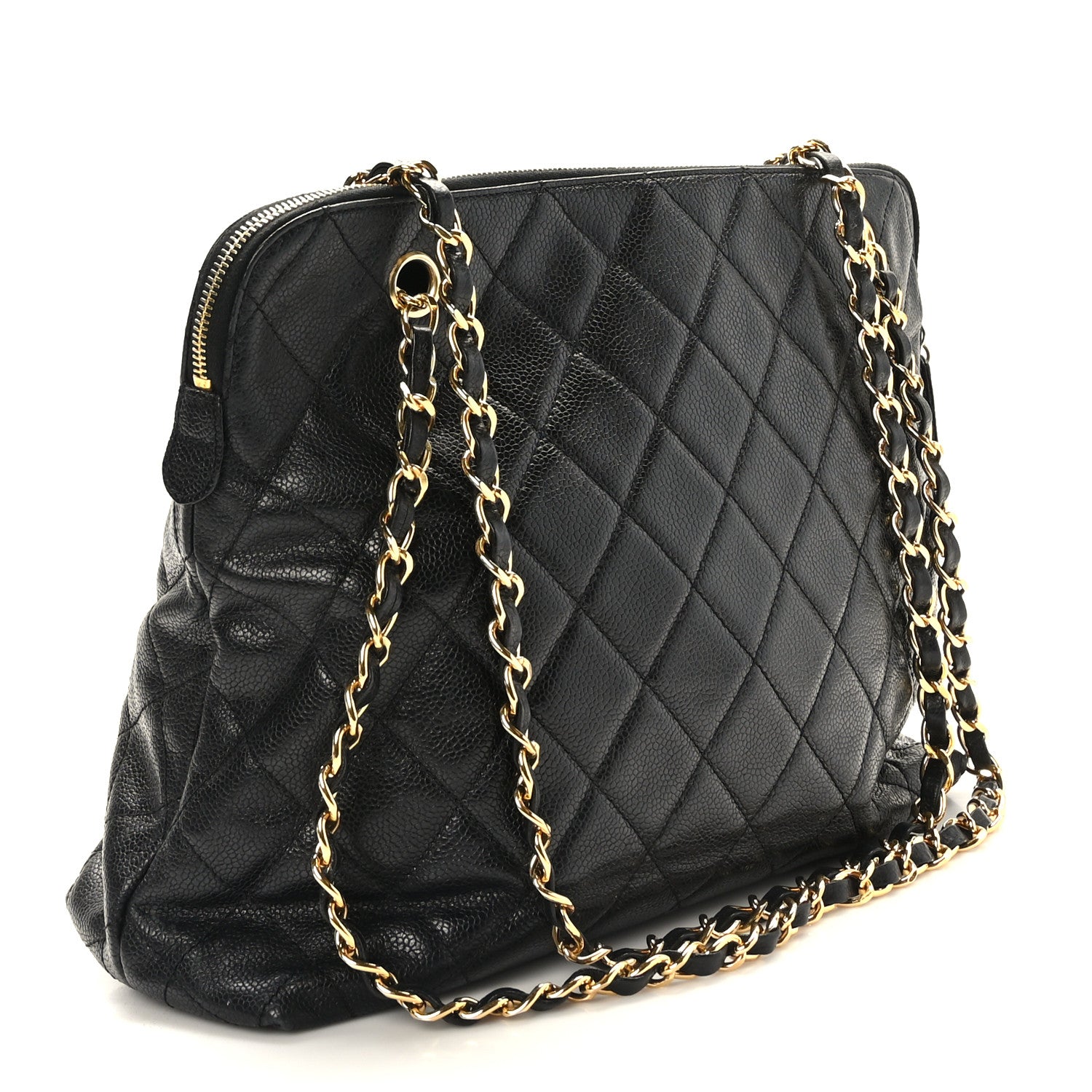 Chanel Caviar Quilted Flap Shoulder Bag Black 3 of 9