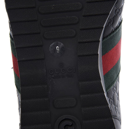 Gucci Guccissima Web Sneakers 9 Black 9 of 10
