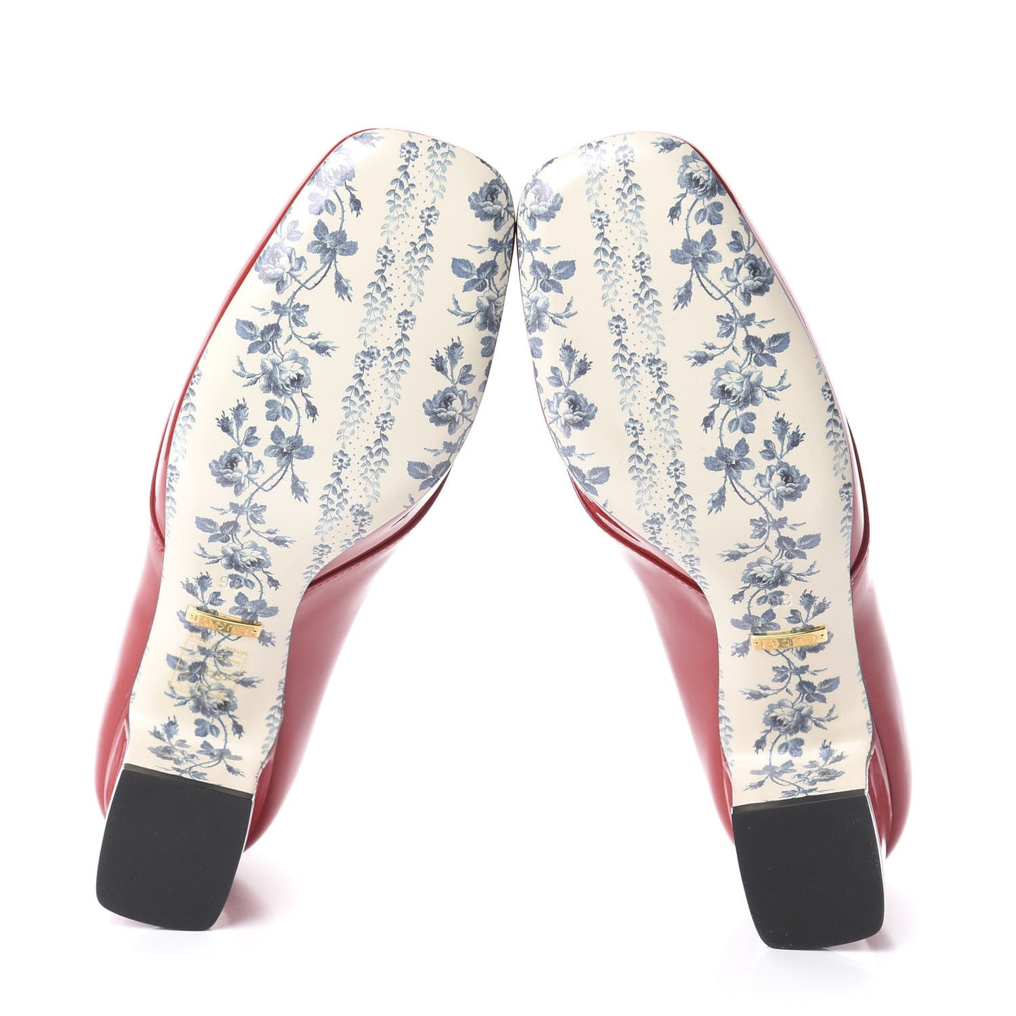 Vernice GG Victoire 55mm Loafer Pumps 36 Hibiscus Red