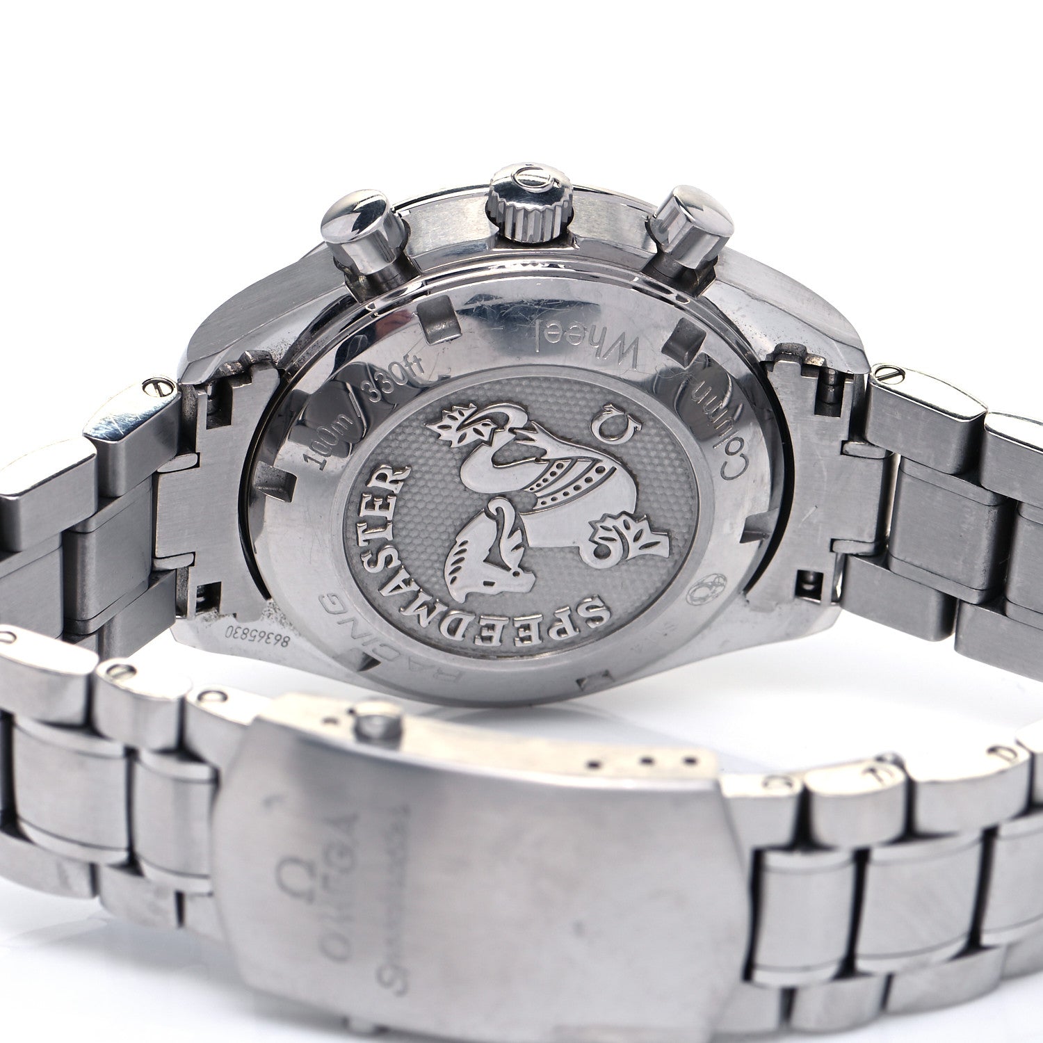 Omega Stainless Steel 40mm Speedmaster Racing Co-Axial Chronograph Automatic Watch White 326.30.40.50.02.001 8 of 16