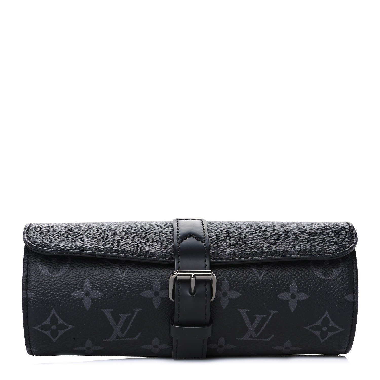 Louis Vuitton Monogram Eclipse 3 Watch Travel Case 1 of 8