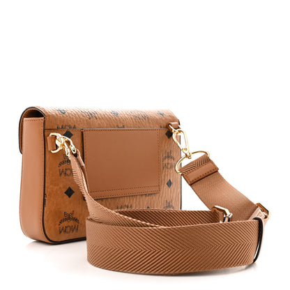 MCM Visetos Small Millie Crossbody Belt Bag Cognac 3 of 12