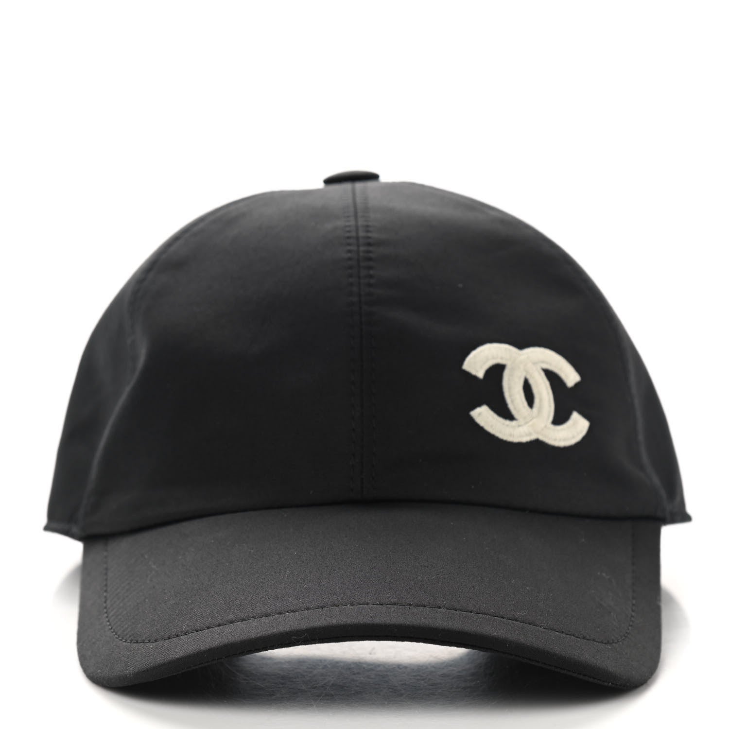 Chanel Cotton CC Cap Hat Black 3 of 9