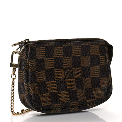 Louis Vuitton Damier Ebene Mini Pochette Accessories 4 of 12