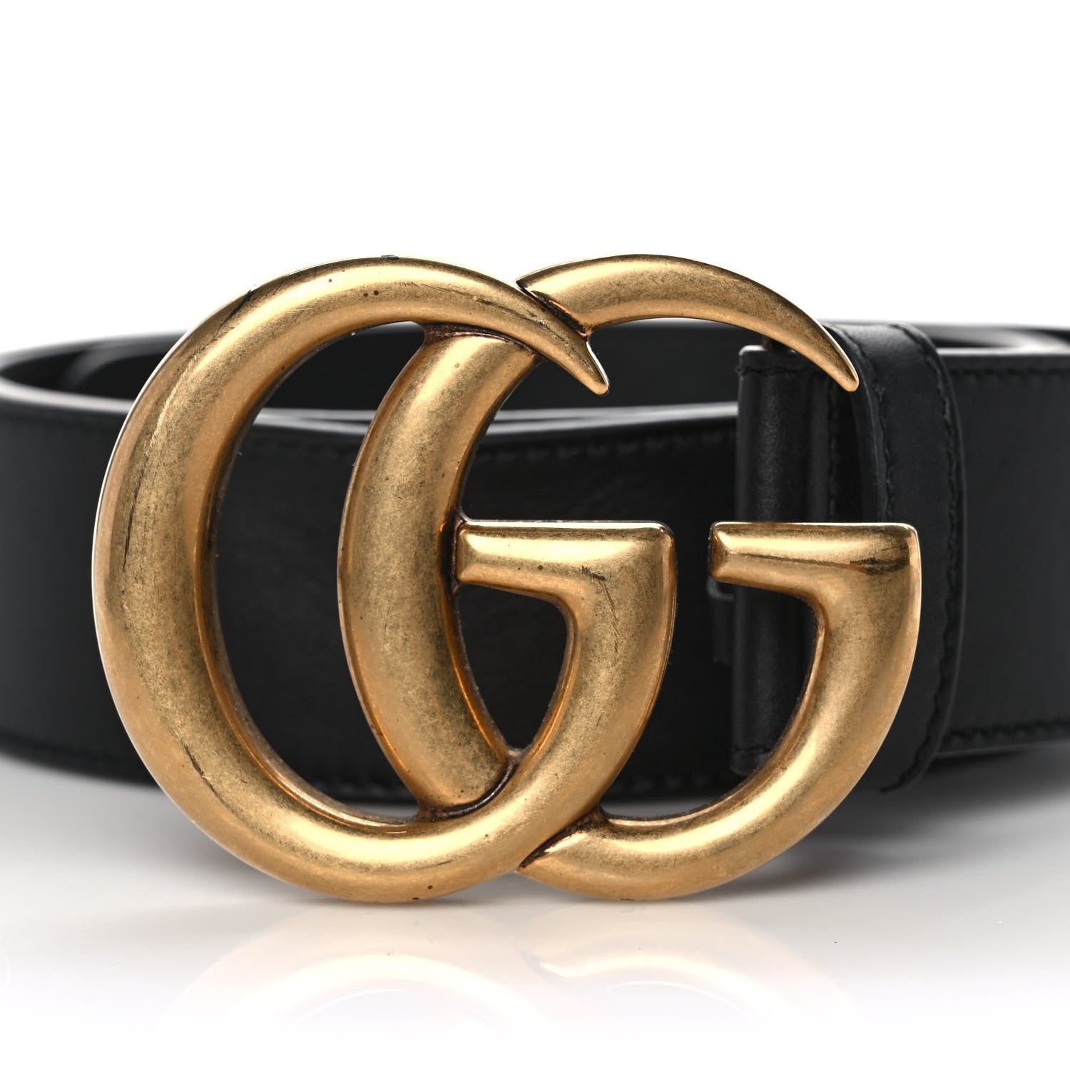 Gucci Calfskin Double G 40mm Belt 95 38 Black 5 of 6