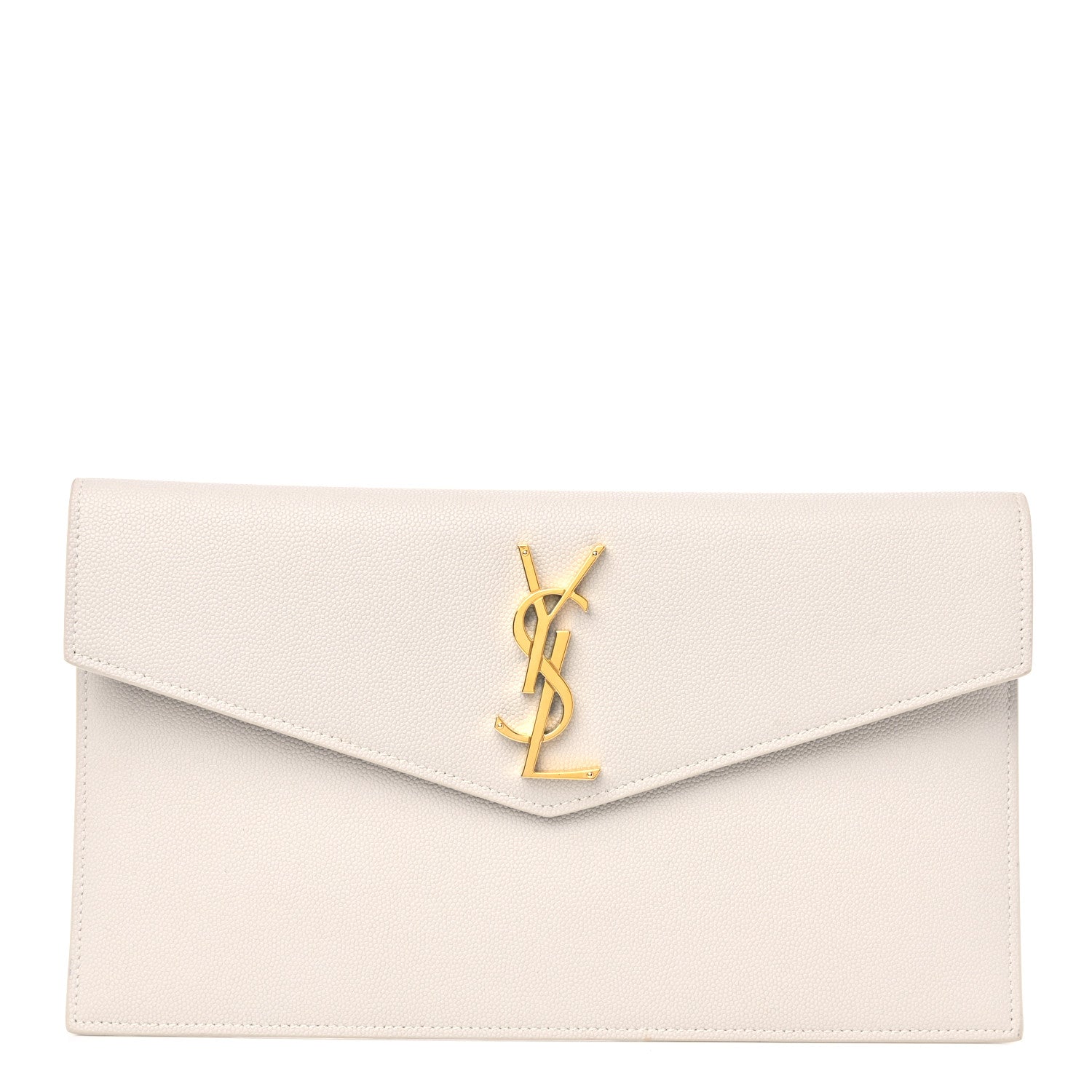 Saint Laurent Grain De Poudre Uptown Pouch Crema Soft 1 of 10