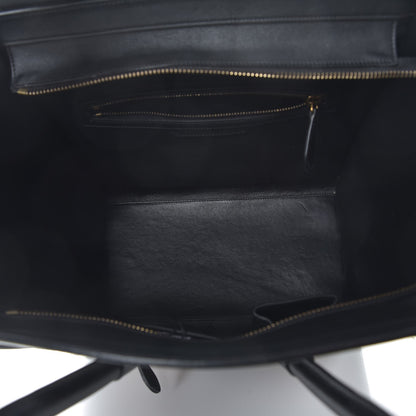 Celine Smooth Calfskin Goat Fur Mini Luggage Brown 5 of 7